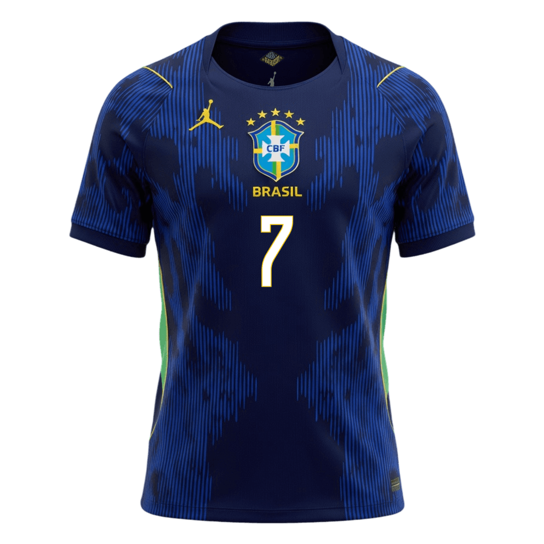 Brazil World Cup Udebanetrøje 2026 VINI JR. #7