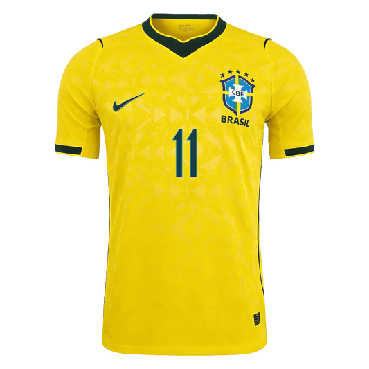 Brazil World Cup Hjemmebanetrøje Spillerversion 2026 RAPHINHA #11