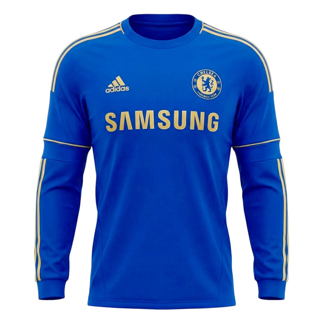 Chelsea Retro Langærmet Hjemmebanetrøje 2012/13