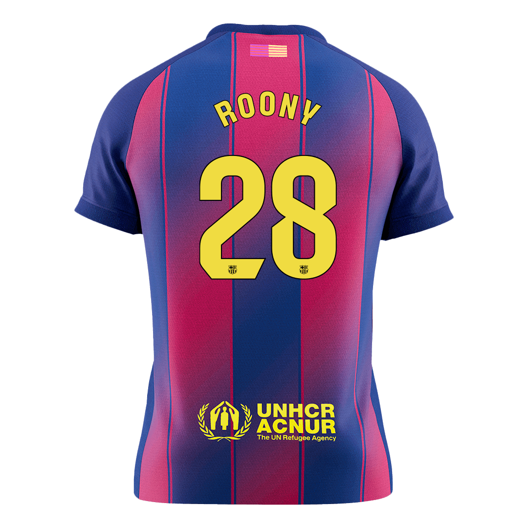 Barcelona Hjemmetrøje 2025/26 ROONY #28