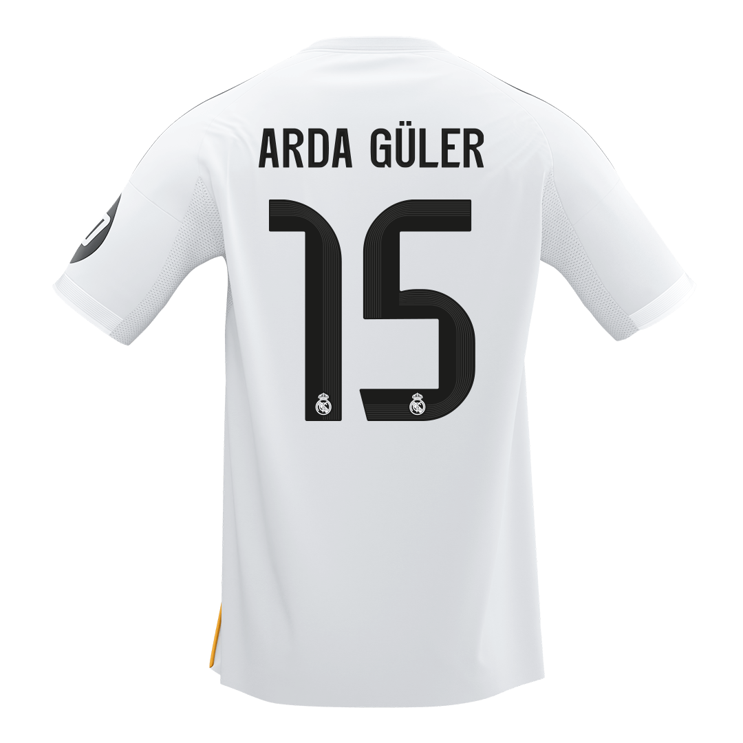 Real Madrid Hjemmetrøje 2025/26 ARDA GÜLER #15