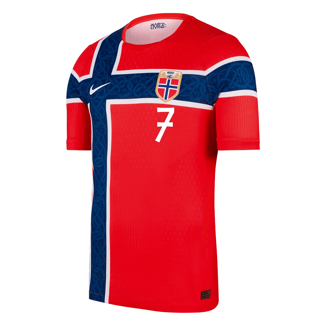 Norway World Cup Hjemmebanetrøje Spillerversion 2026 SØRLOTH #7