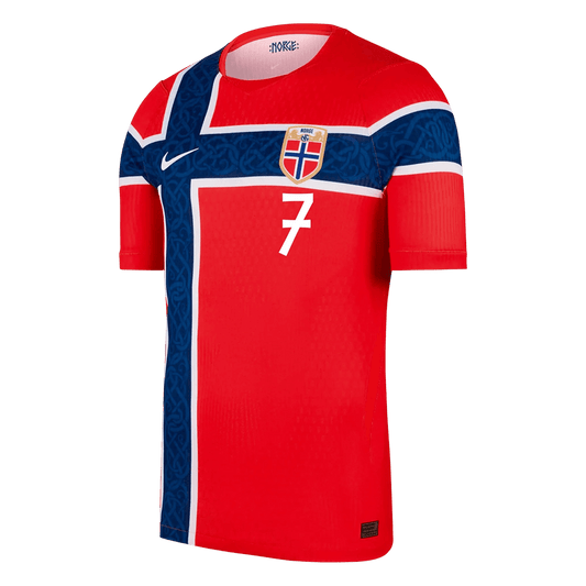 Norway World Cup Hjemmebanetrøje Spillerversion 2026 SØRLOTH #7