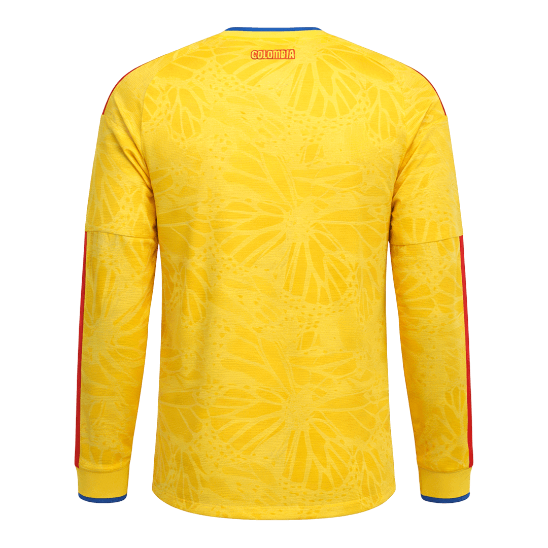 Colombia World Cup Langærmet Hjemmebanetrøje 2026