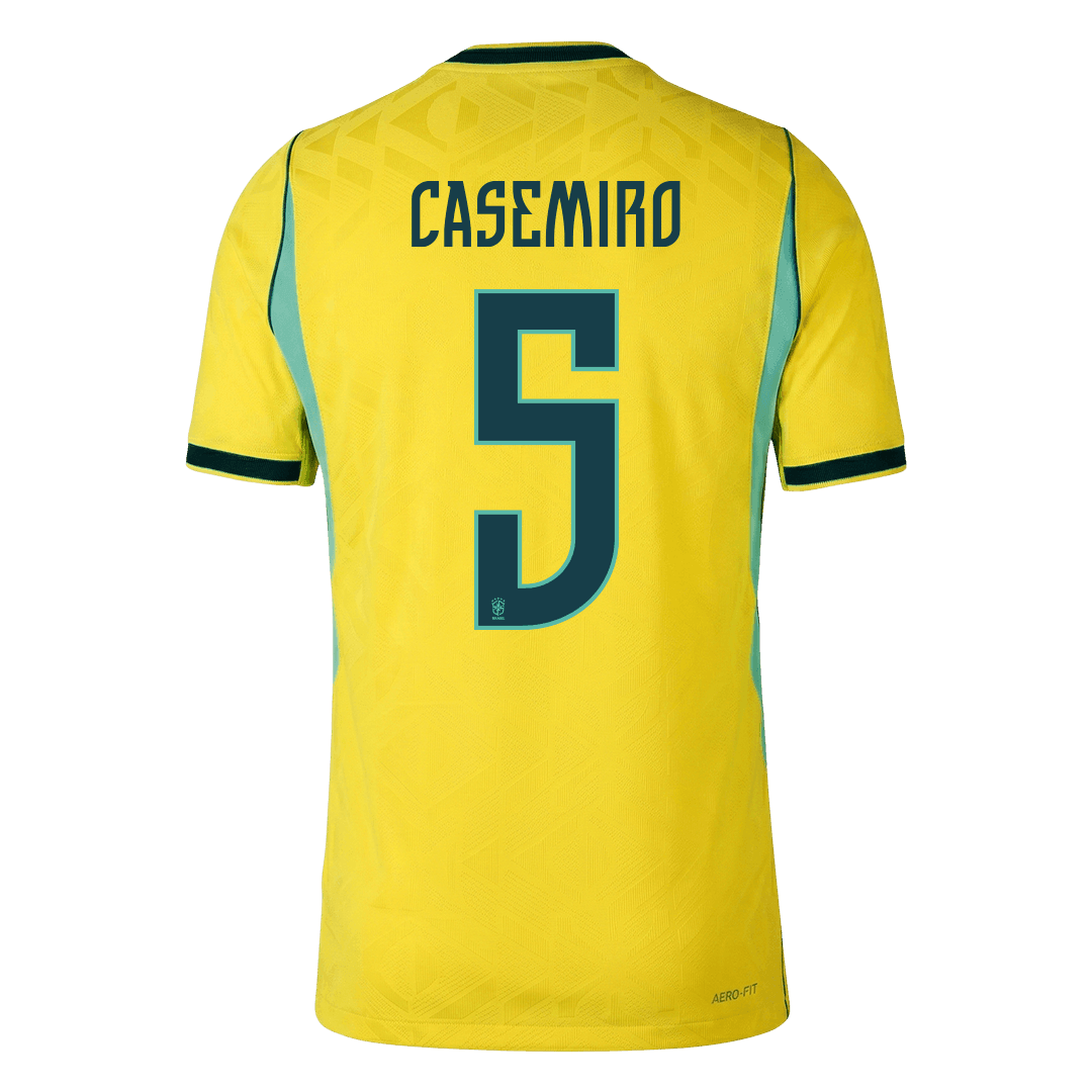 Brazil World Cup Hjemmebanetrøje Spillerversion 2026 CASEMIRO #5
