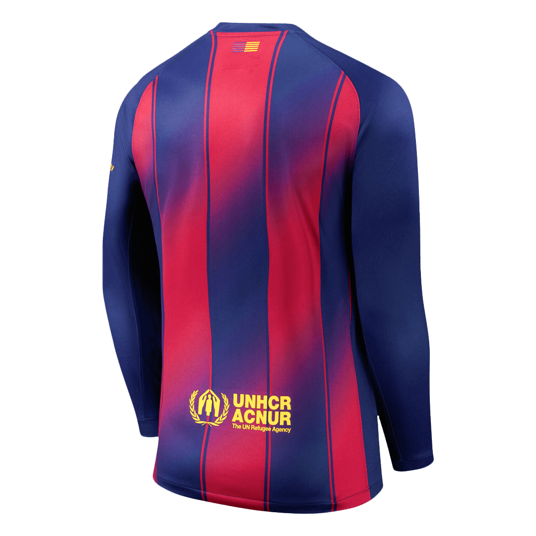 Barcelona Langærmet Hjemmebanetrøje 2025/26