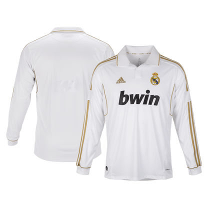 Real Madrid Retro Langærmet Hjemmebanetrøje 2011/12