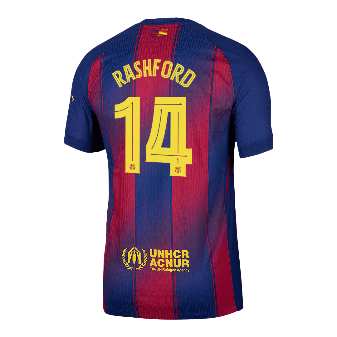 Barcelona Hjemmebanetrøje Spillerversion 2025/26 UCL RASHFORD #14