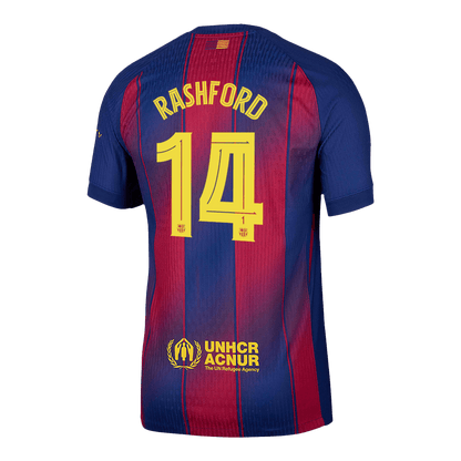 Barcelona Hjemmebanetrøje Spillerversion 2025/26 UCL RASHFORD #14
