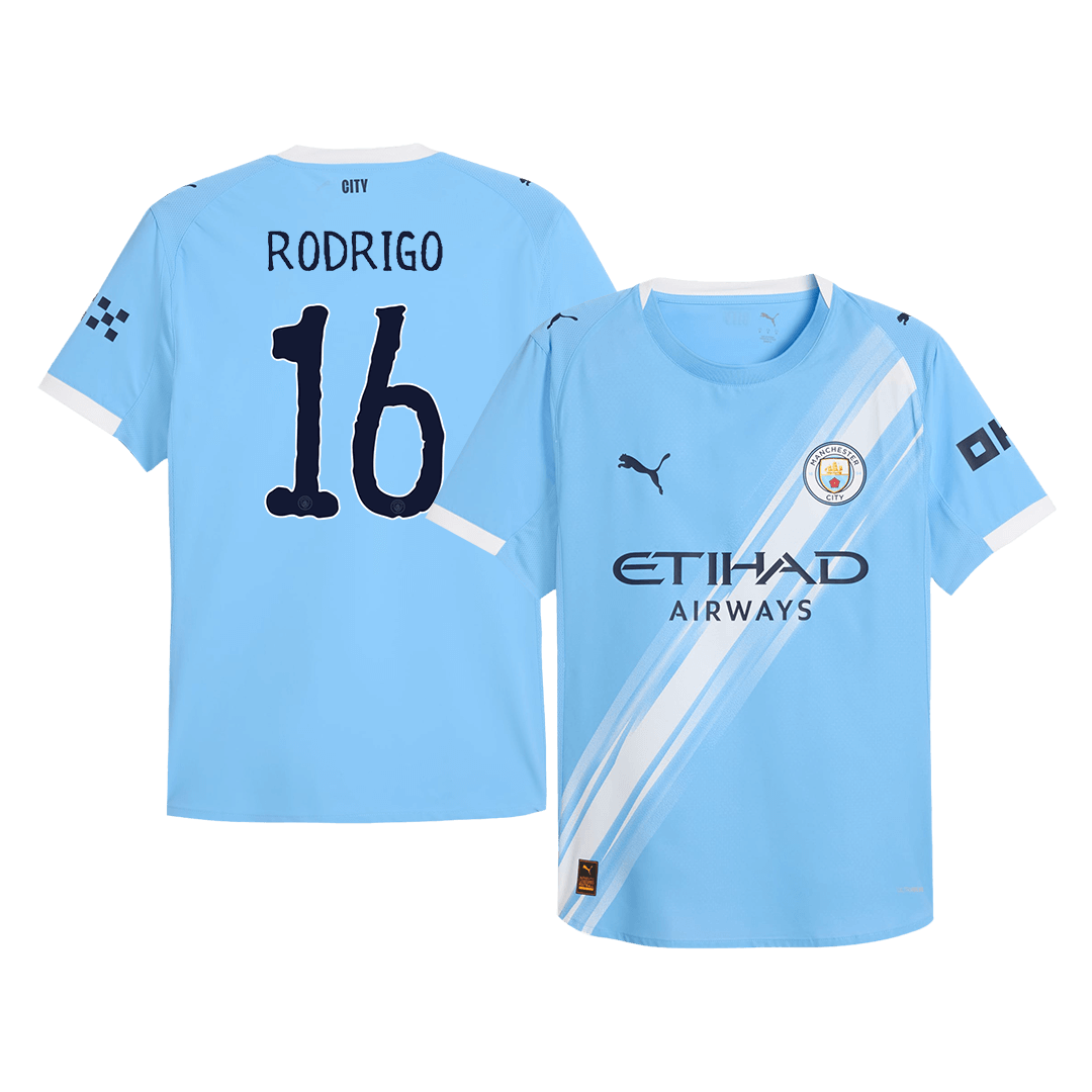 Manchester City World Cup Hjemmebanetrøje Spillerversion 2025/26 RODRIGO #16