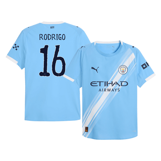Manchester City World Cup Hjemmebanetrøje Spillerversion 2025/26 RODRIGO #16