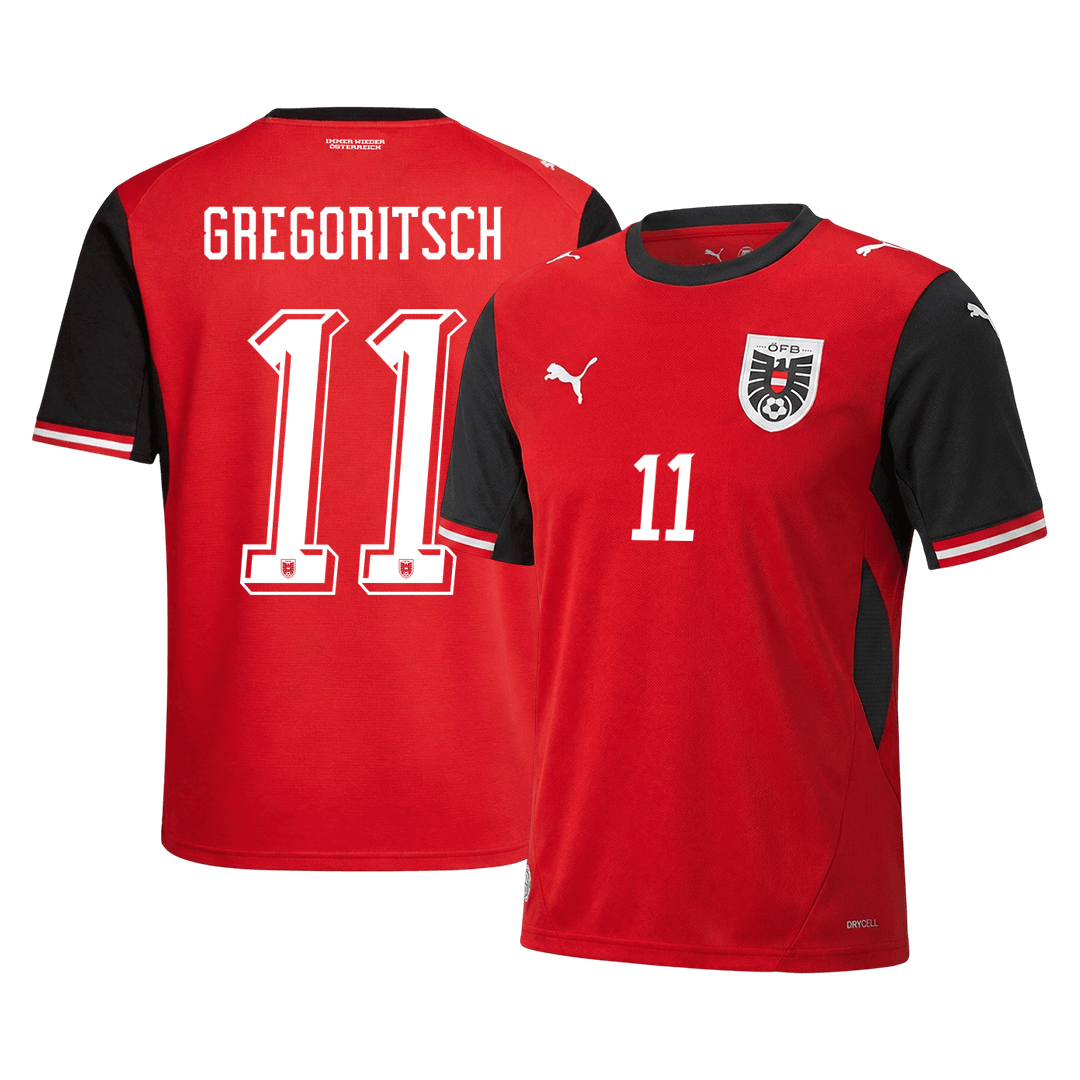 Austria World Cup Hjemmetrøje 2026 GREGORITSCH #11