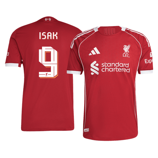 Liverpool Hjemmebanetrøje Spillerversion 2025/26 UCL ISAK #9