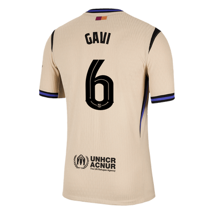 Barcelona Udebanebanetrøje Spillerversion 2025/26 UCL GAVI #6
