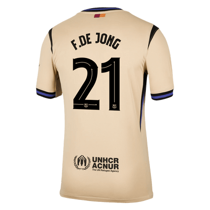 Barcelona Udebanetrøje 2025/26 UCL F.DE JONG #21