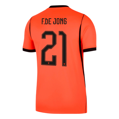 Netherlands World Cup Hjemmetrøje 2026 F.DE JONG #21