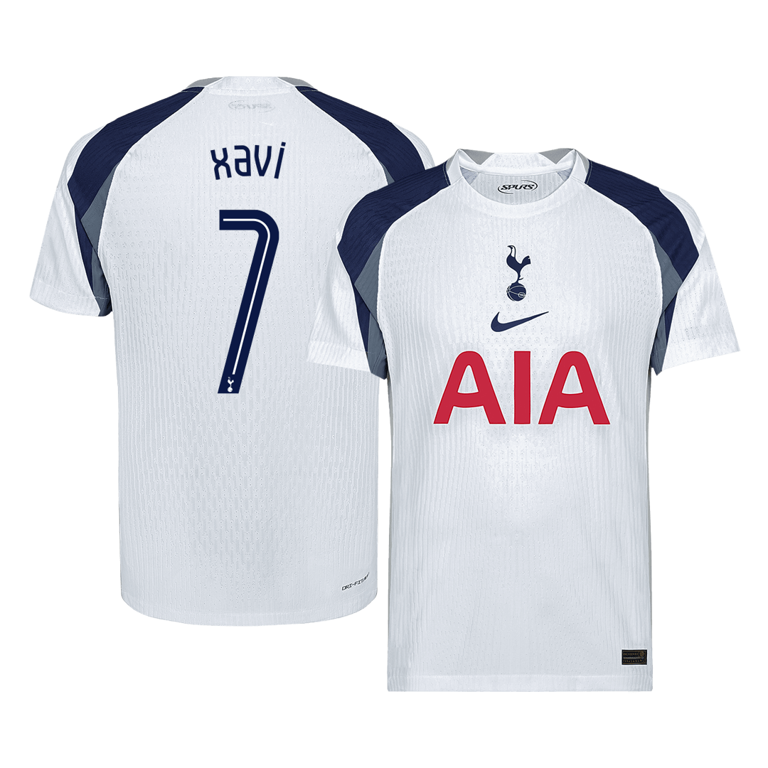Tottenham Hotspur Hjemmebanetrøje Spillerversion 2025/26 UCL XAVI #7