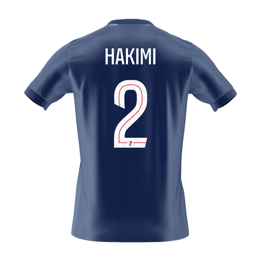 PSG Hjemmetrøje 2025/26 HAKIMI #2 [PREMIUM]