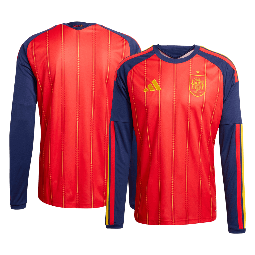 Spain World Cup Langærmet Hjemmebanetrøje 2026