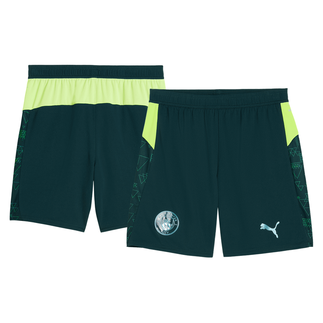Manchester City Fjerdebaneshorts 2025/26
