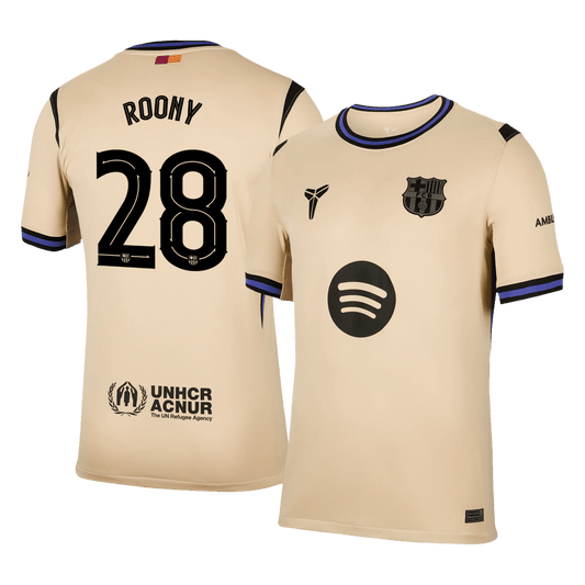 Barcelona Udebanetrøje 2025/26 ROONY #28