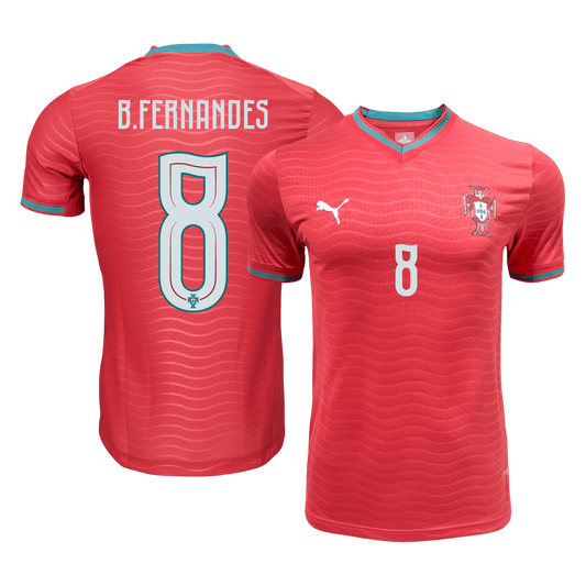 Portugal World Cup Hjemmebanetrøje Spillerversion 2026 B.FERNANDES #8
