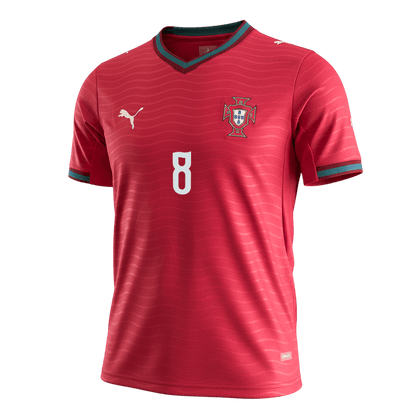 Portugal World Cup Hjemmetrøje 2026 B.FERNANDES #8