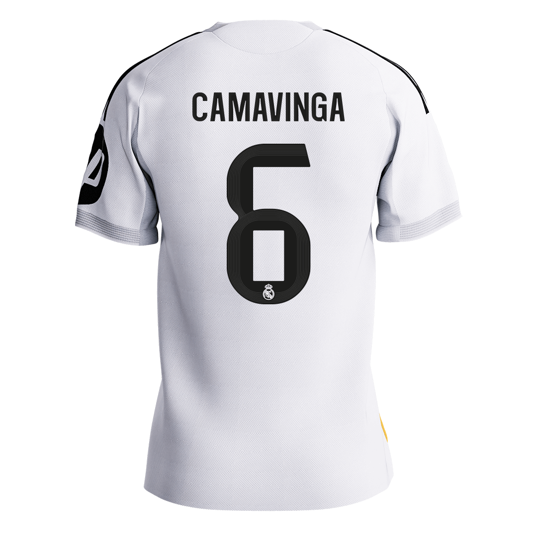 Real Madrid Hjemmebanetrøje Spillerversion 2025/26 CAMAVINGA #6 [PREMIUM]