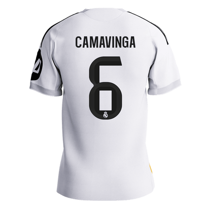 Real Madrid Hjemmebanetrøje Spillerversion 2025/26 CAMAVINGA #6 [PREMIUM]