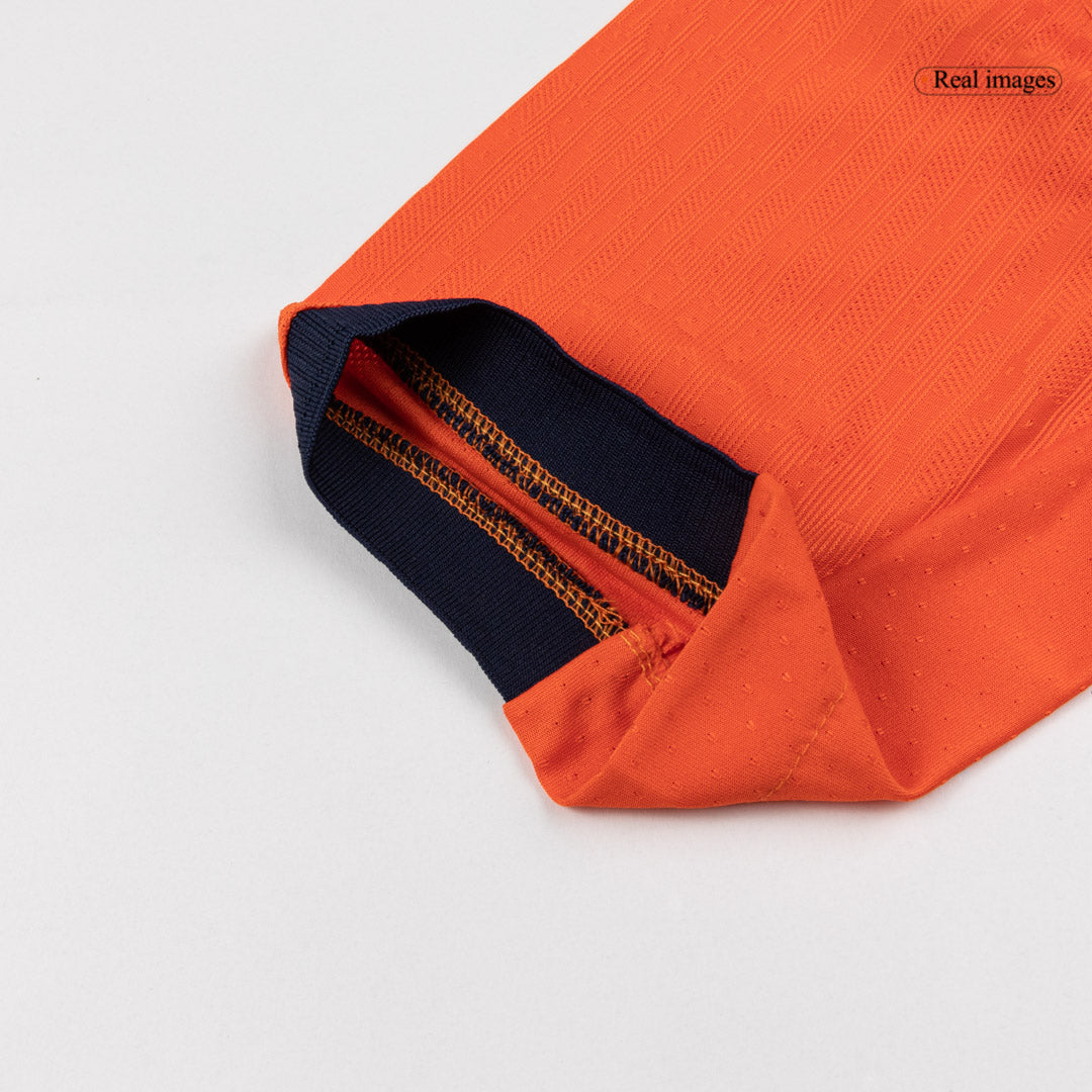 Netherlands World Cup Hjemmebanetrøje Spillerversion 2026 F.DE JONG #21
