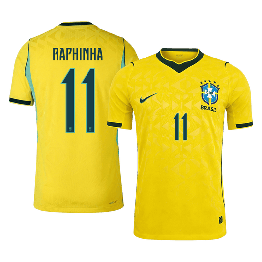 Brazil World Cup Hjemmebanetrøje Spillerversion 2026 RAPHINHA #11
