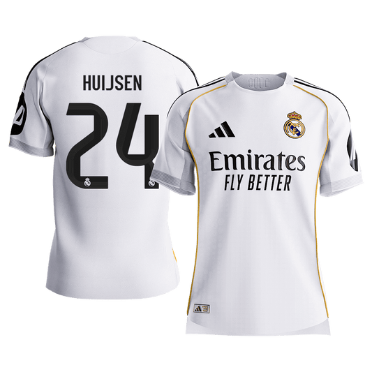Real Madrid Hjemmebanetrøje Spillerversion 2025/26 HUIJSEN #24 [PREMIUM]