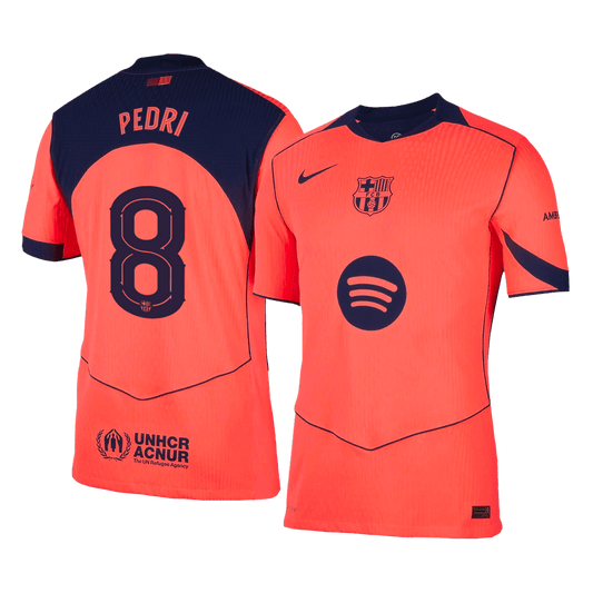 Barcelona Tredjebanetrøje Spillerversion 2025/26 UCL PEDRI #8