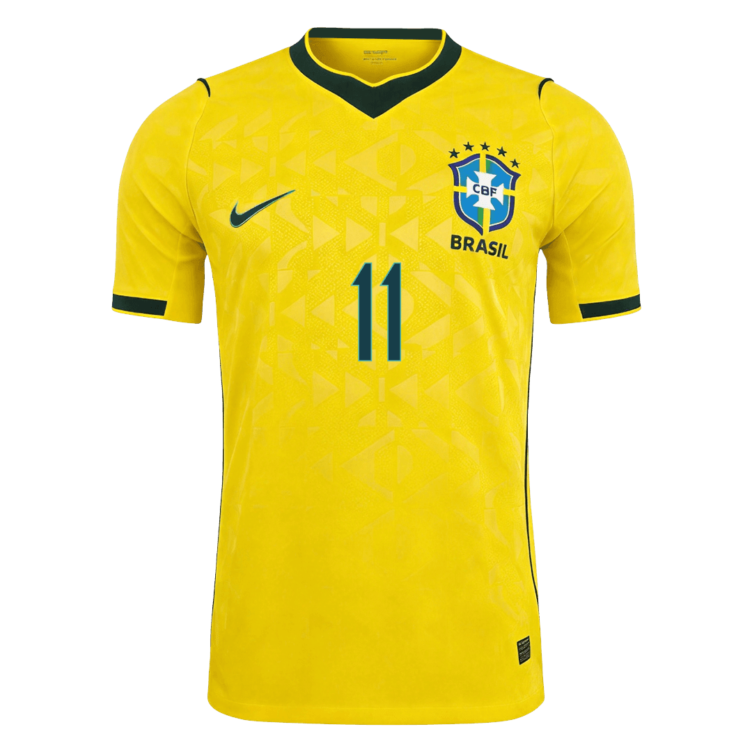 Brazil World Cup Hjemmebanetrøje Spillerversion 2026 RAPHINHA #11