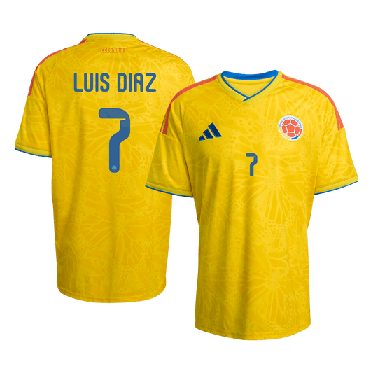 Colombia World Cup Hjemmetrøje 2026 LUIS DíAZ #7
