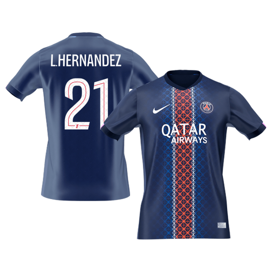 PSG Hjemmetrøje 2025/26 L.HERNANDEZ #21 [PREMIUM]