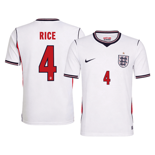 England World Cup Hjemmetrøje 2026 RICE #4