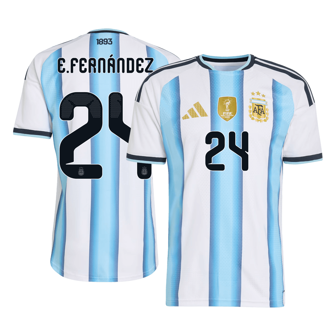 Argentina World Cup Hjemmebanetrøje Spillerversion 2026 E. FERNÁNDEZ