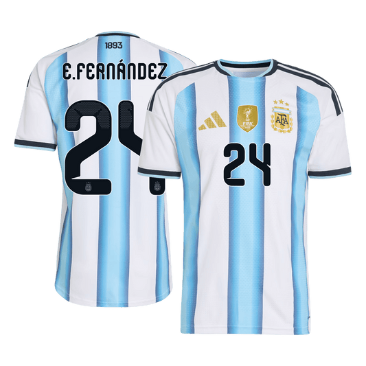Argentina World Cup Hjemmebanetrøje Spillerversion 2026 E. FERNÁNDEZ
