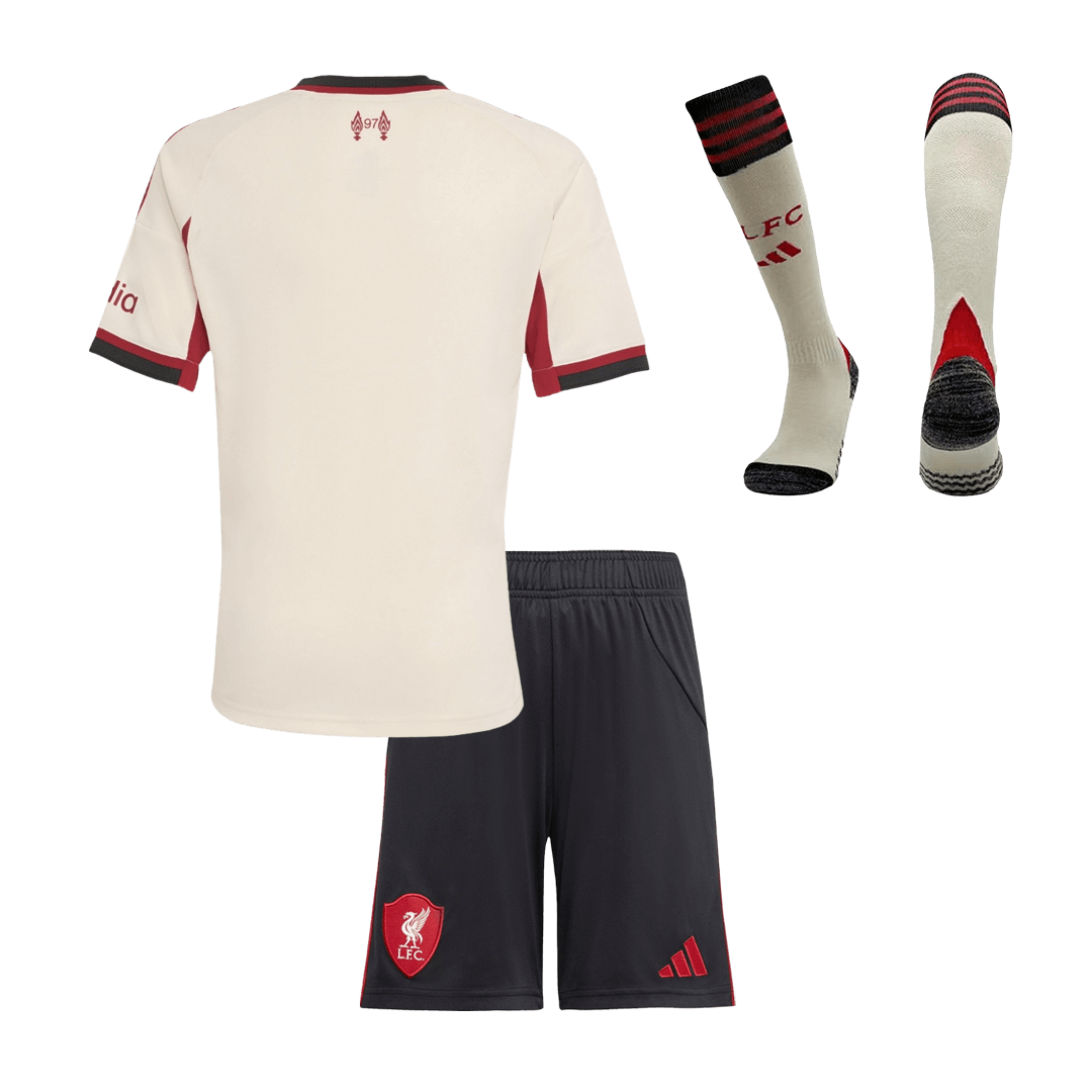 Liverpool Udebanebanesæt Børn 3-dele 2025/26
