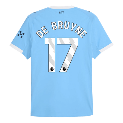 Manchester City Hjemmebanetrøje Spillerversion 2025/26 DE BRUYNE #17