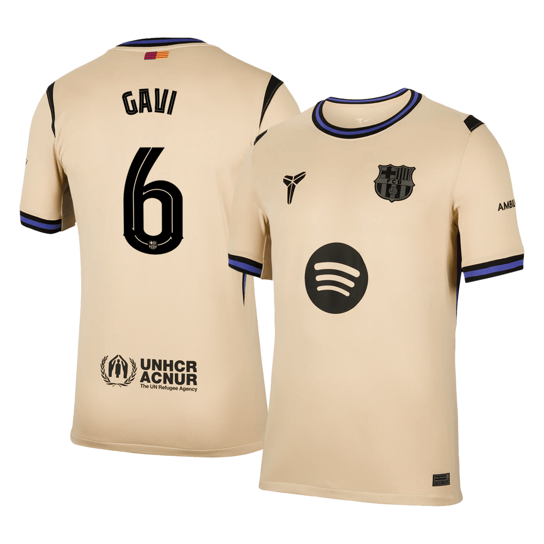 Barcelona Udebanetrøje 2025/26 UCL GAVI #6