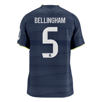 Real Madrid Udebanebanetrøje Spillerversion 2025/26 BELLINGHAM #5 [PREMIUM]