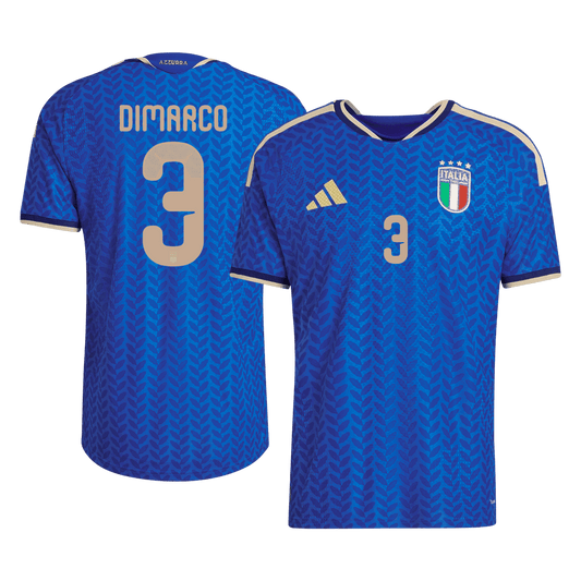 Italy World Cup Hjemmebanetrøje Spillerversion 2026 DIMARCO #3