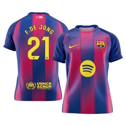 Barcelona Hjemmetrøje 2025/26 F.DE JONG #21