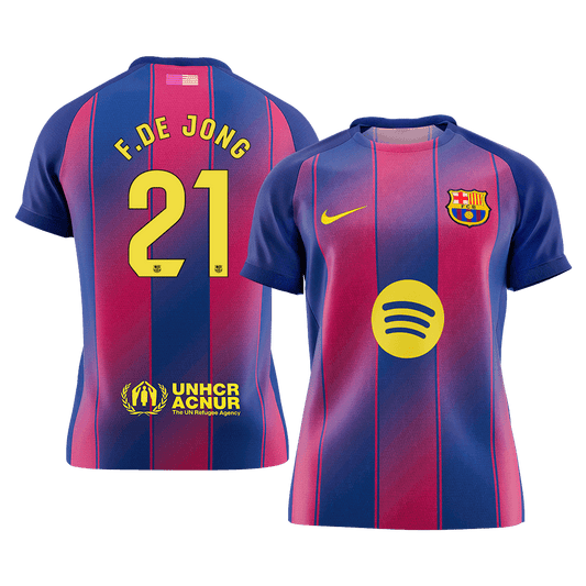 Barcelona Hjemmetrøje 2025/26 F.DE JONG #21