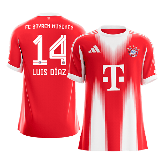 Bayern Munich Hjemmetrøje 2025/26 LUIS DÍAZ #14 [PREMIUM]