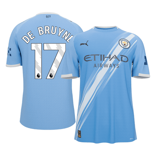 Manchester City Hjemmetrøje 2025/26 DE BRUYNE #17 [PREMIUM]