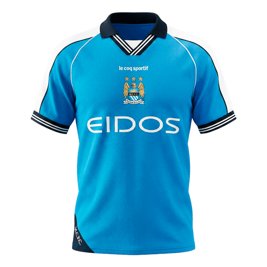 Manchester City Retro Hjemmebanetrøje 1999/01