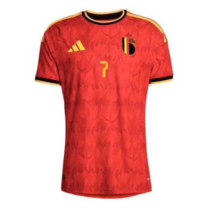 Belgium World Cup Hjemmebanetrøje Spillerversion 2026 DE BRUYNE #7